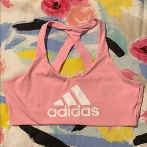 Pink Adidas Sports Bra